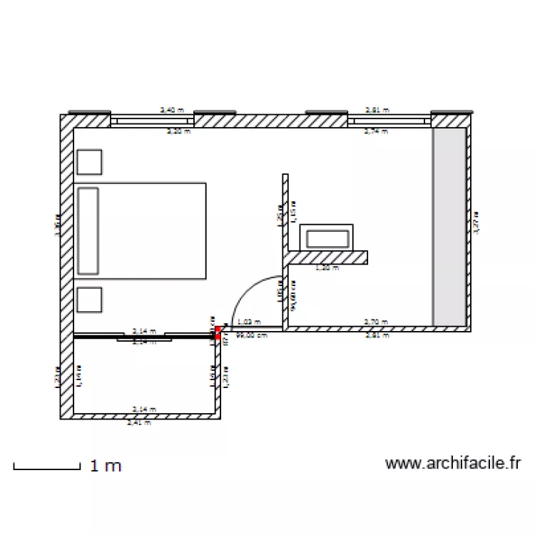 Modif etage maison de nous 1. Plan de Modif etage maison de nous 1. Plan de