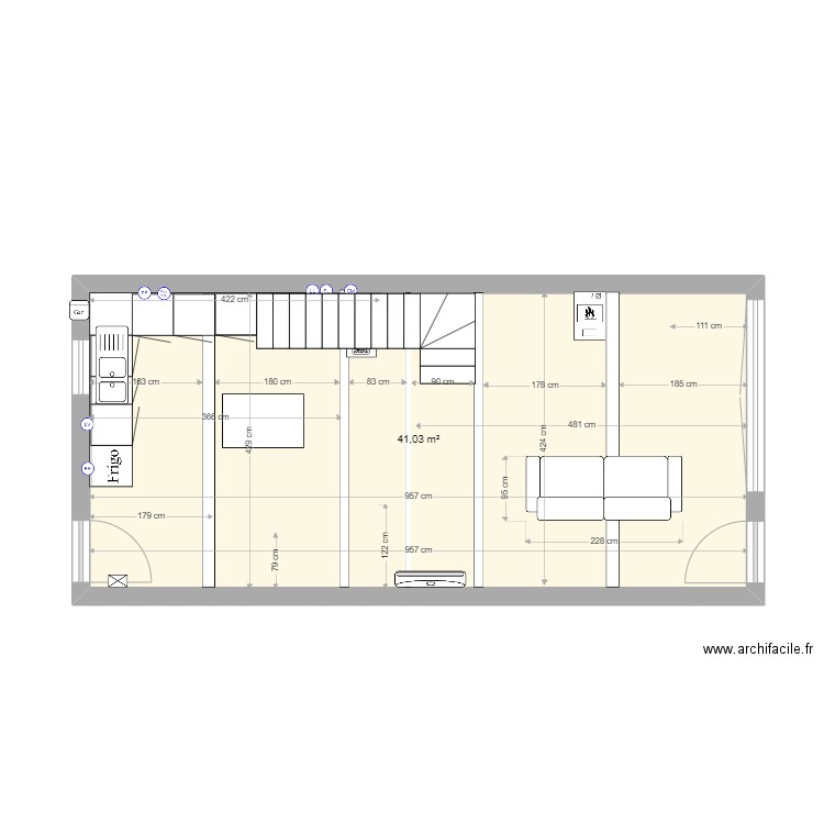 MuretBarry0EEscalierEst. Plan de 0 pièce et 0 m2