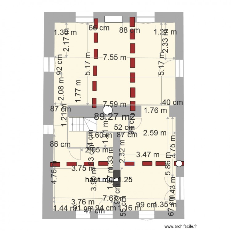 rdc modifié 3. Plan de 0 pièce et 0 m2