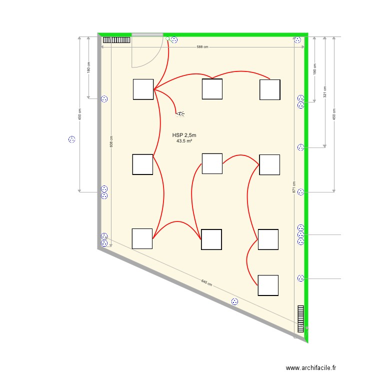 PLAN OPEN SPACE RDC CFO CFA CLIM V2 DU 20 10 2020. Plan de 0 pièce et 0 m2