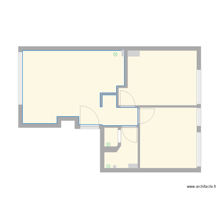 Commandant 2e etage plan origine. Plan de 0 pièce et 0 m2