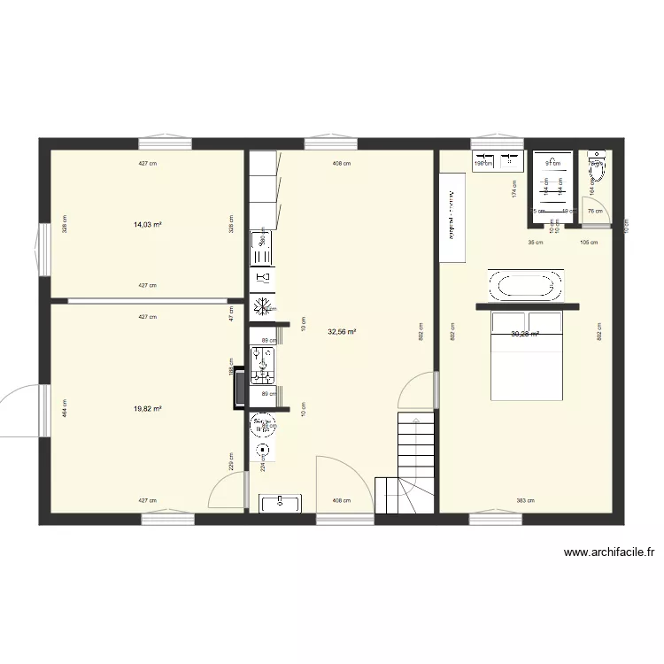 Christine RDC. Plan de 