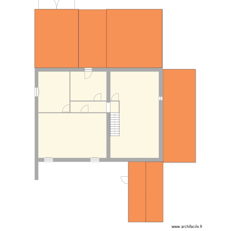 LEPRON N1. Plan de 11 pièces et 177 m2