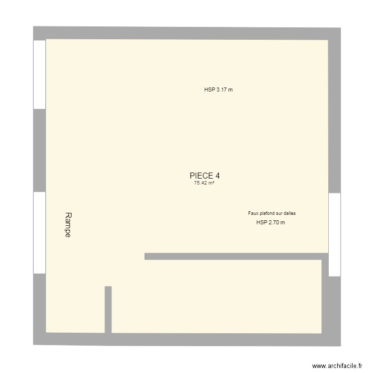 REMAUCOURT Piece 4. Plan de 0 pièce et 0 m2