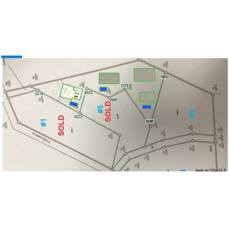 MAISON PHANGAN v1. Plan de 7 pièces et 510 m2