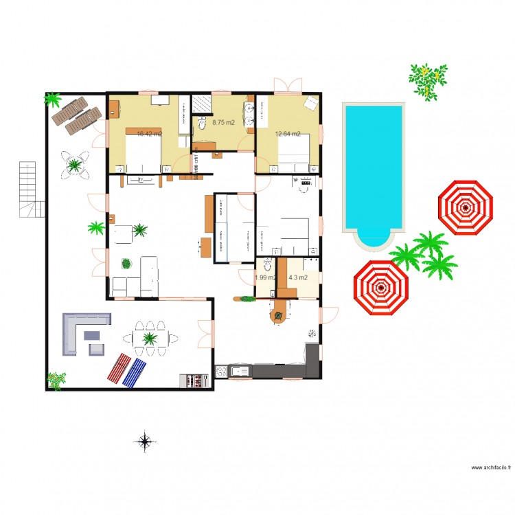 PLAN 1. Plan de 0 pièce et 0 m2
