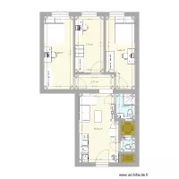 Izabella am&eacute;nag&eacute; 3 chambres