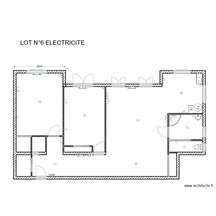 LGT THERY LOT N°6 ELECTRICITE. Plan de 0 pièce et 0 m2