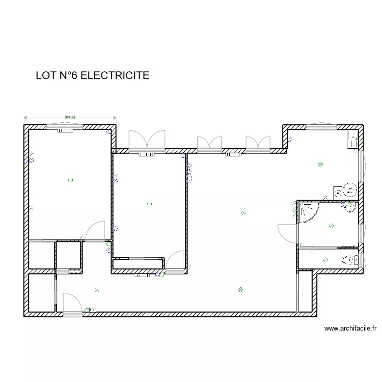 LGT THERY LOT N°6 ELECTRICITE. Plan de LGT THERY LOT N°6 ELECTRICITE. Plan de