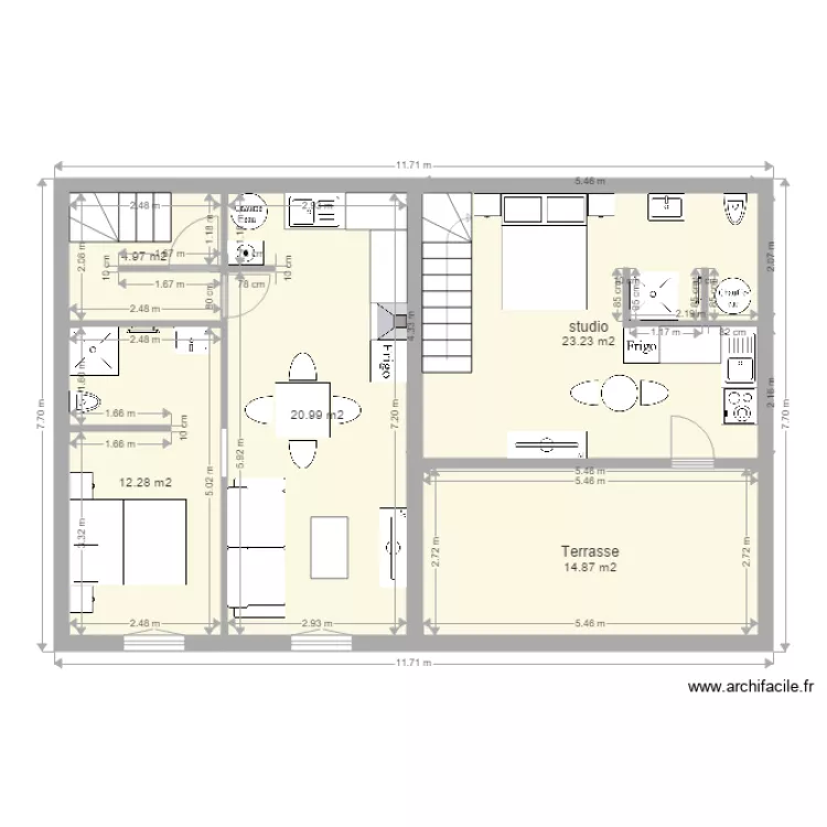 2 eme &eacute;tage sol 2. Plan de 