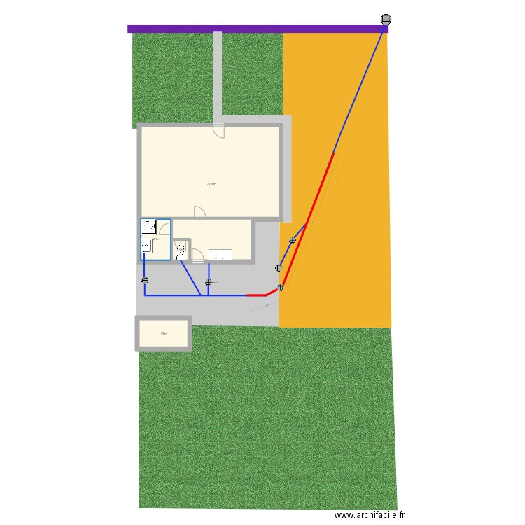 5 Biarritz Leforest. Plan de 4 pièces et 92 m2