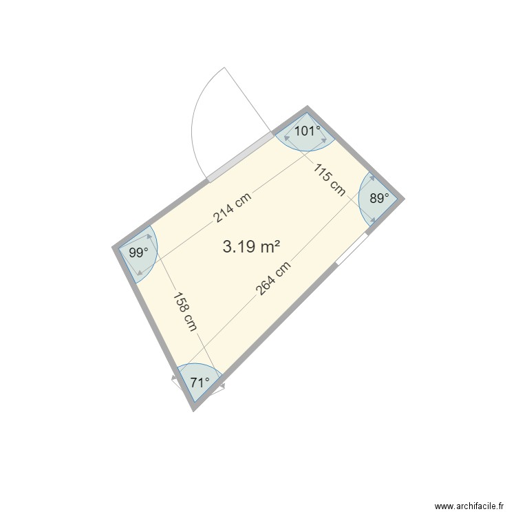 SDB Le Nid . Plan de 0 pièce et 0 m2