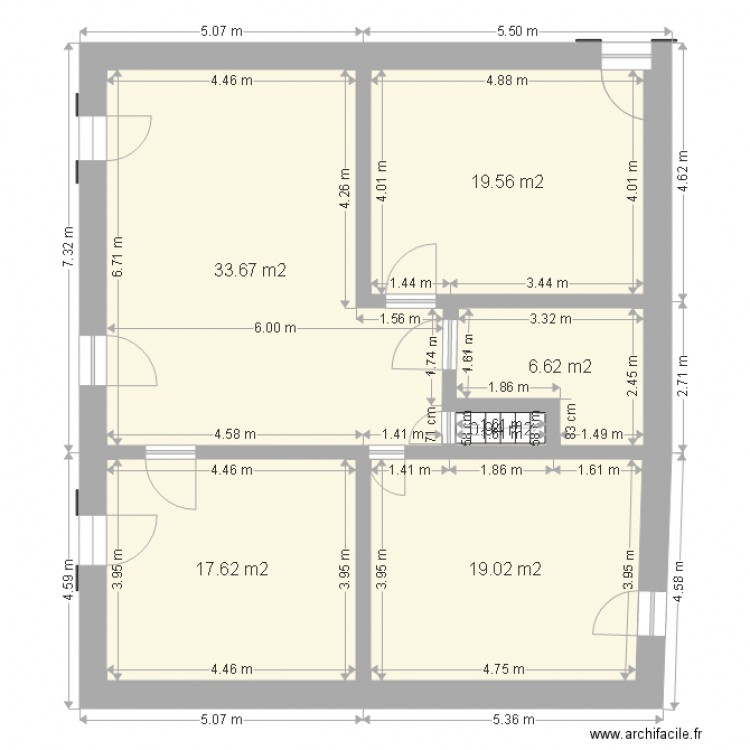 puycasquier projet 2 a valider. Plan de 0 pièce et 0 m2