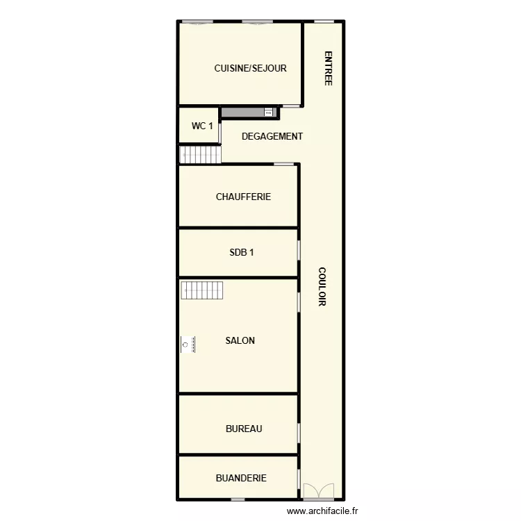 DELAPIERRE RDC. Plan de 