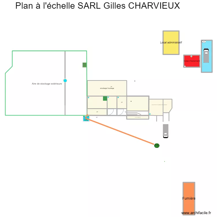 sarl charvieux. Plan de 