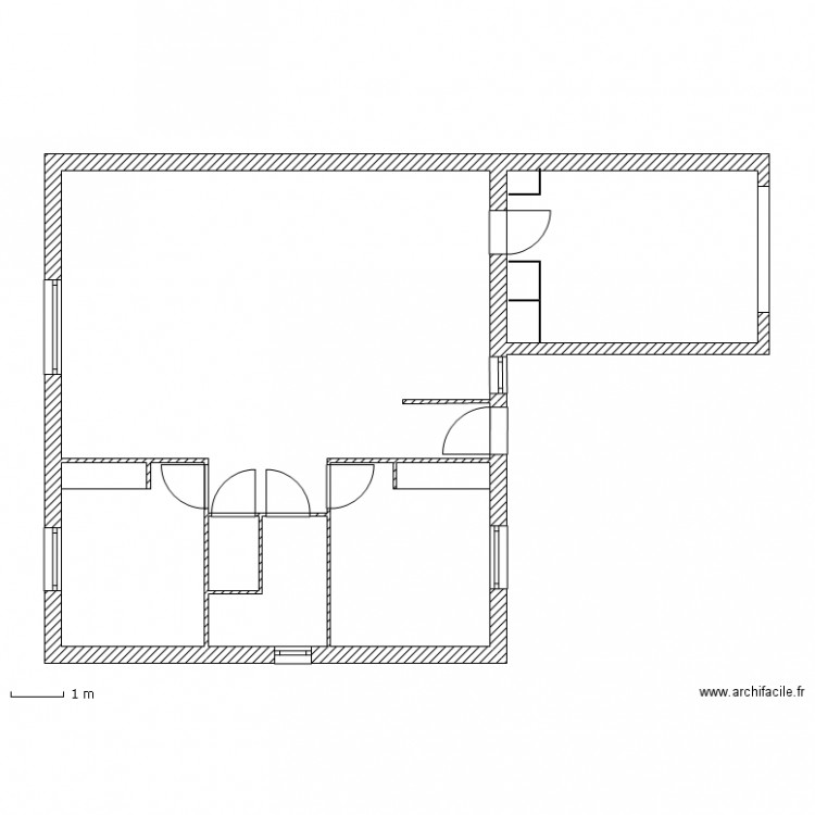 T3 plein pied ter. Plan de 0 pièce et 0 m2