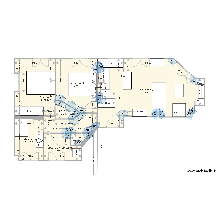 BILOU  projet travaux. Plan de 0 pièce et 0 m2