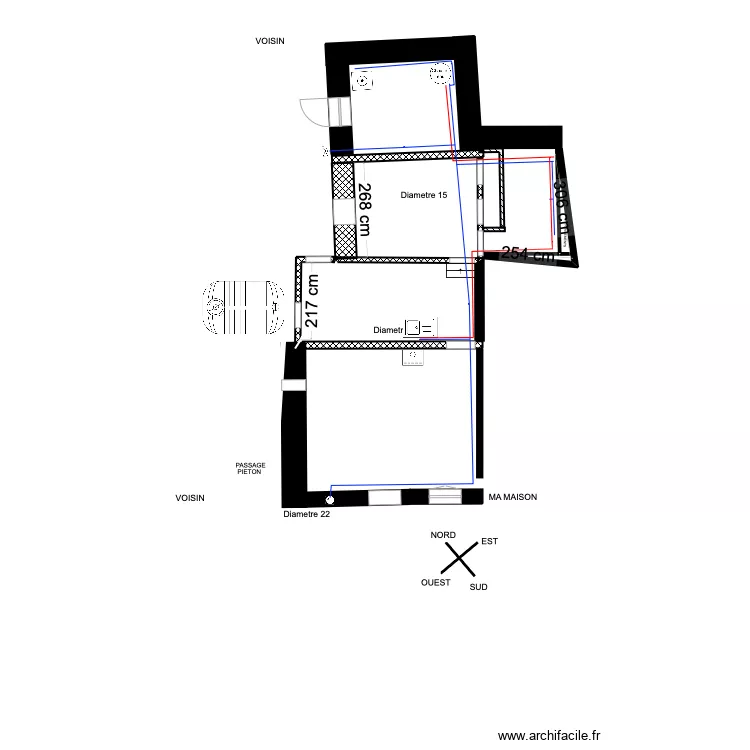 MESURES PROJET def plomberie@. Plan de MESURES PROJET def plomberie@. Plan de