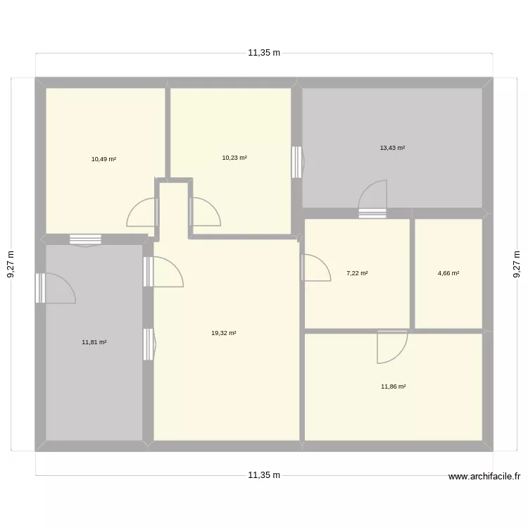 rdc1. Plan de 8 et 89 m² rdc1. Plan de 8 et 89 m²
