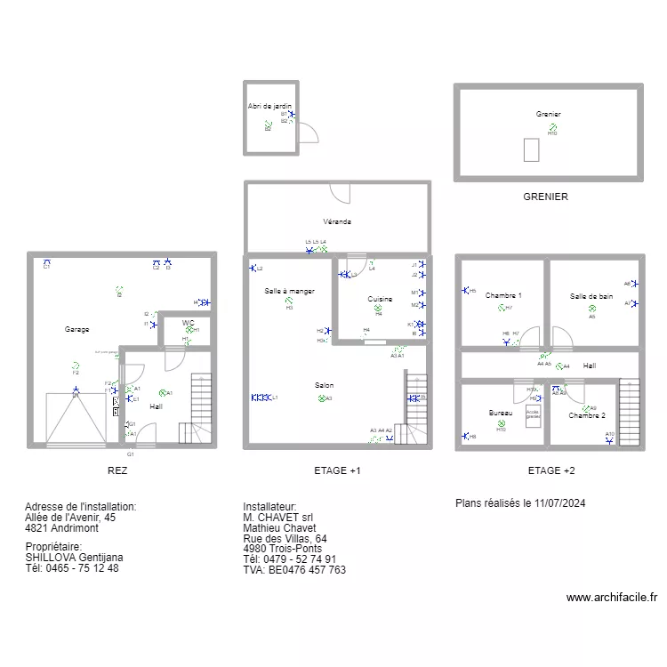 SHILLOVA G.. Plan de 