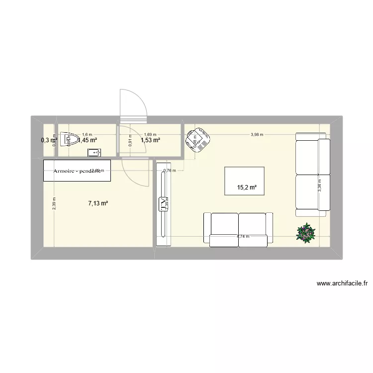 rdc pont de beauvoisin. Plan de 