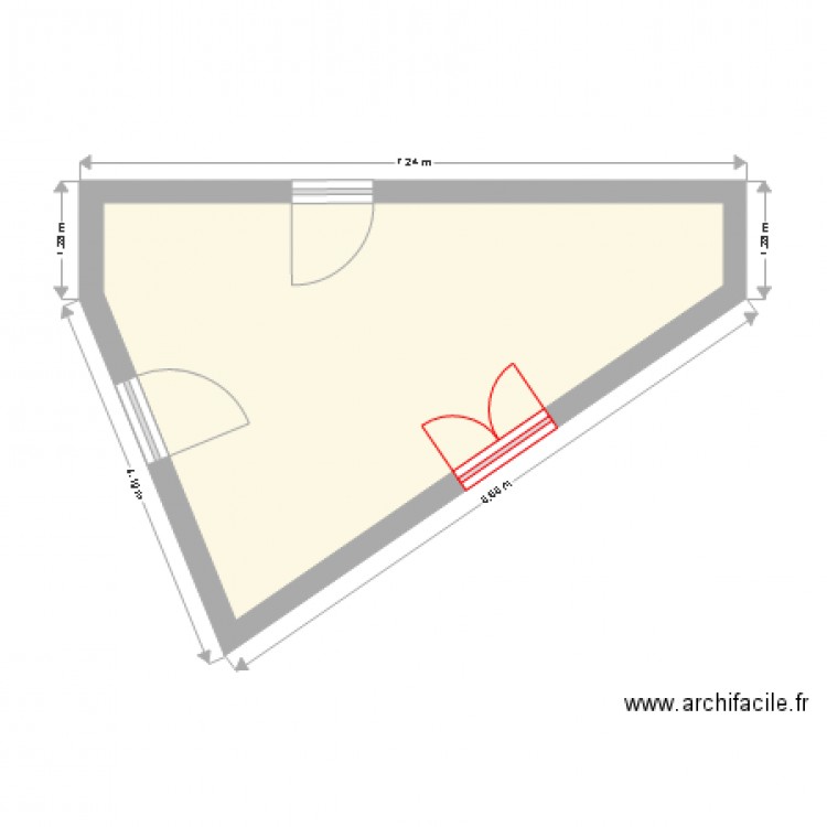 Cabinet après travaux. Plan de 0 pièce et 0 m2