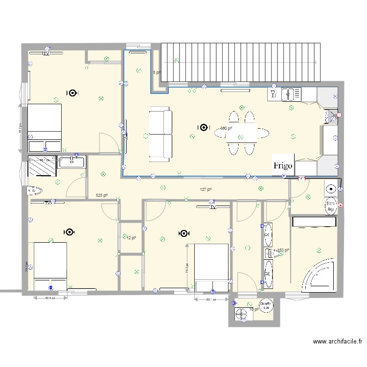 appartement bas. Plan de 0 pièce et 0 m2