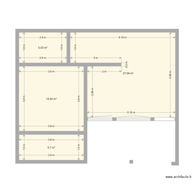 Les Sereines plan grad 01. Plan de 0 pièce et 0 m2