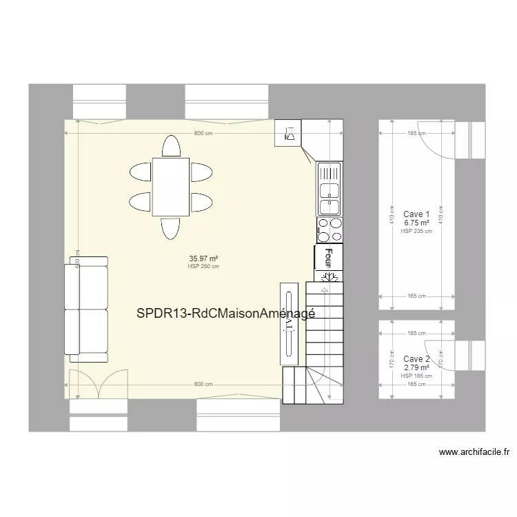 SPDR13-RdC_Am&eacute;nag&eacute;-Maison_4. Plan de 
