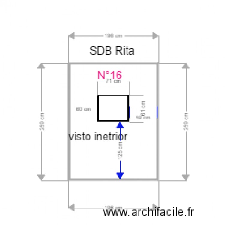 SDBRita Maçon. Plan de 0 pièce et 0 m2