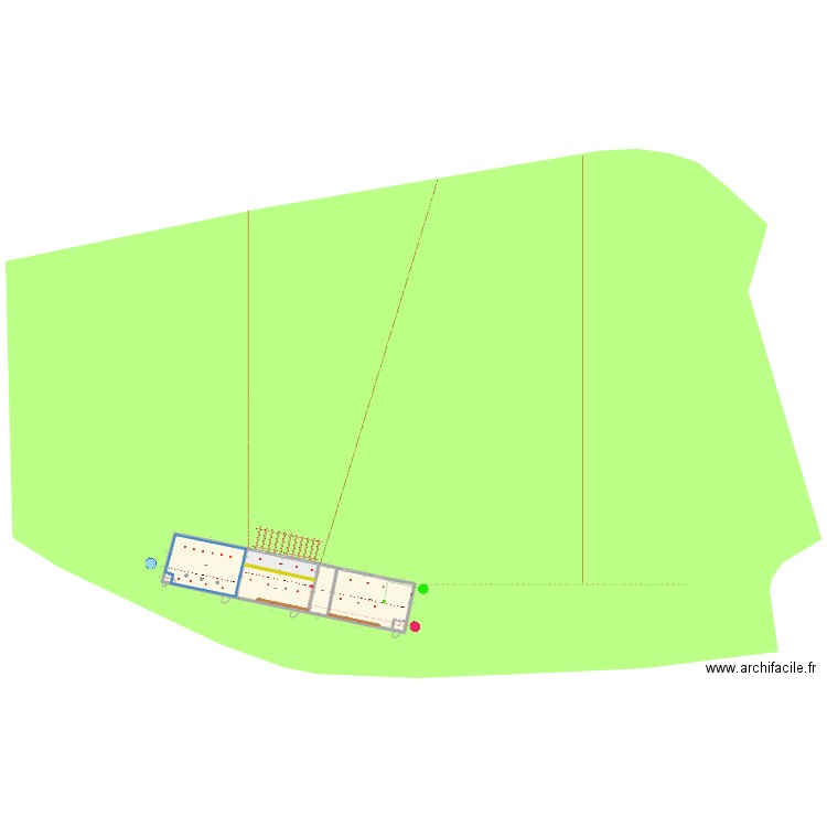 POULALLIER 3. Plan de 7 pièces et 403 m2