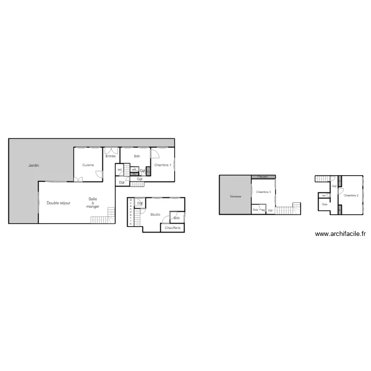 Michel Raphael. Plan de 