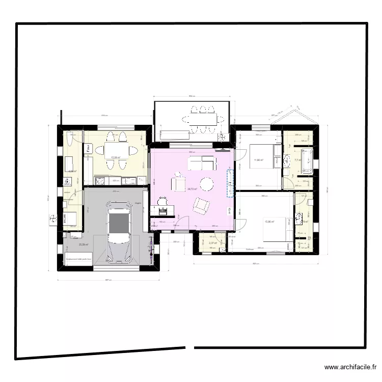 Dernier projet. Plan de 