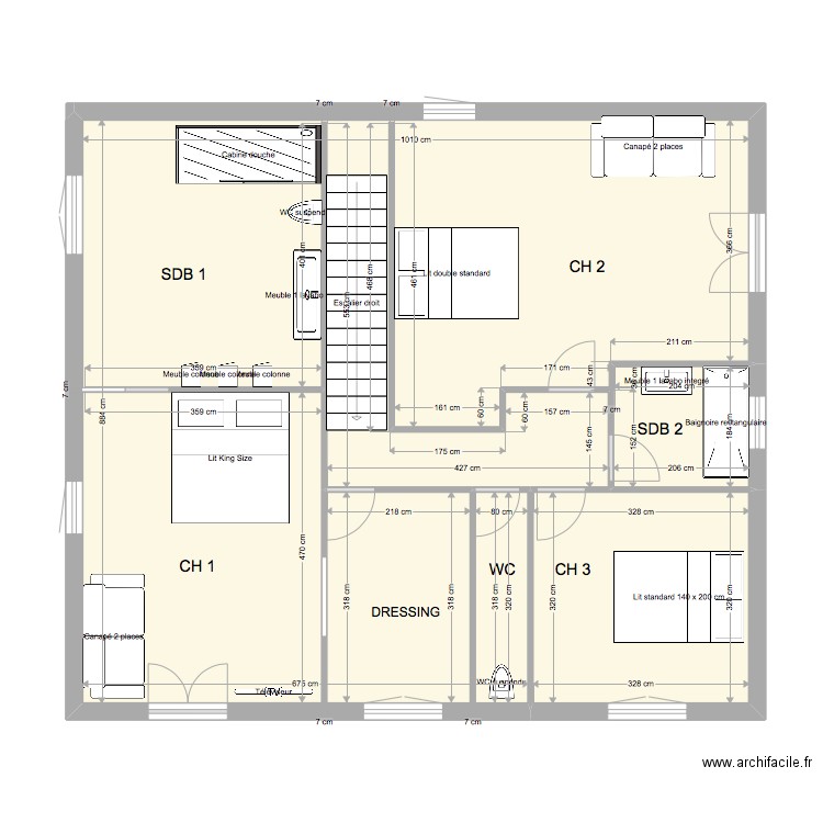 TURBIE 1ER COTES. Plan de 4 pièces et 172 m2