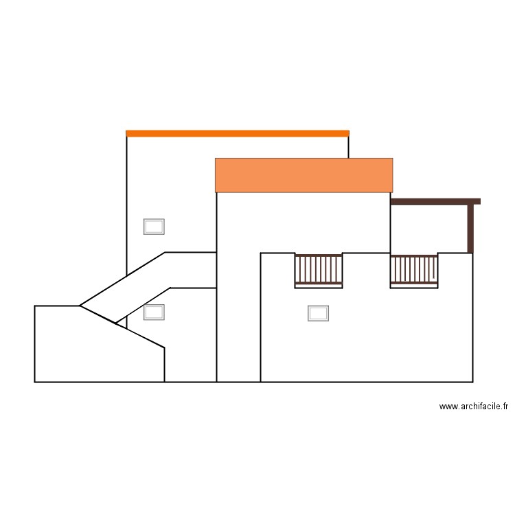 solane later a1a. Plan de 3 pièces et 42 m2