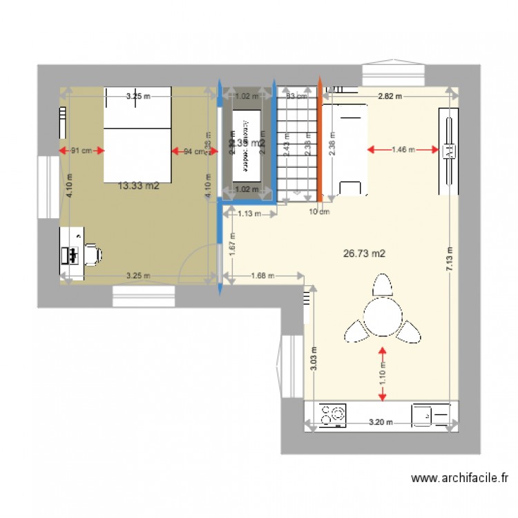 serre maison 1 er etage fini. Plan de 0 pièce et 0 m2