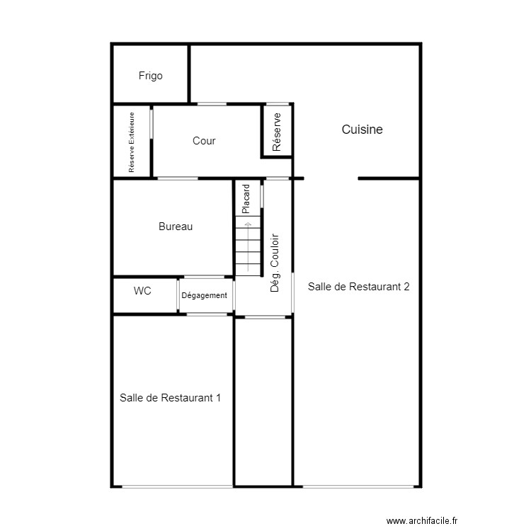 Resto sci beaubourg. Plan de 0 pièce et 0 m2