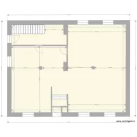 plan c&ocirc;tes ext&eacute;rieures rdc vide