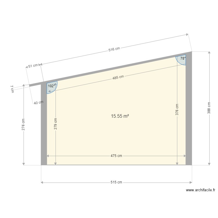 meg local. Plan de 0 pièce et 0 m2