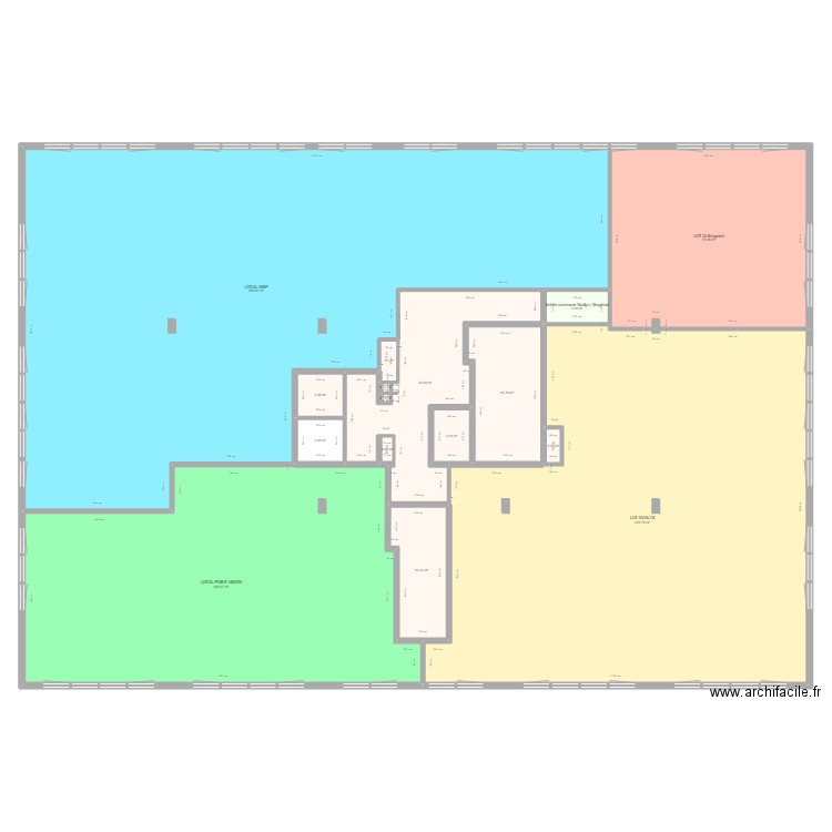 R2 DMAG - Division des lots. Plan de 0 pièce et 0 m2