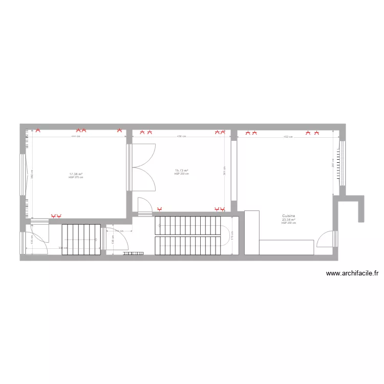 1ER St Gilles. Plan de 