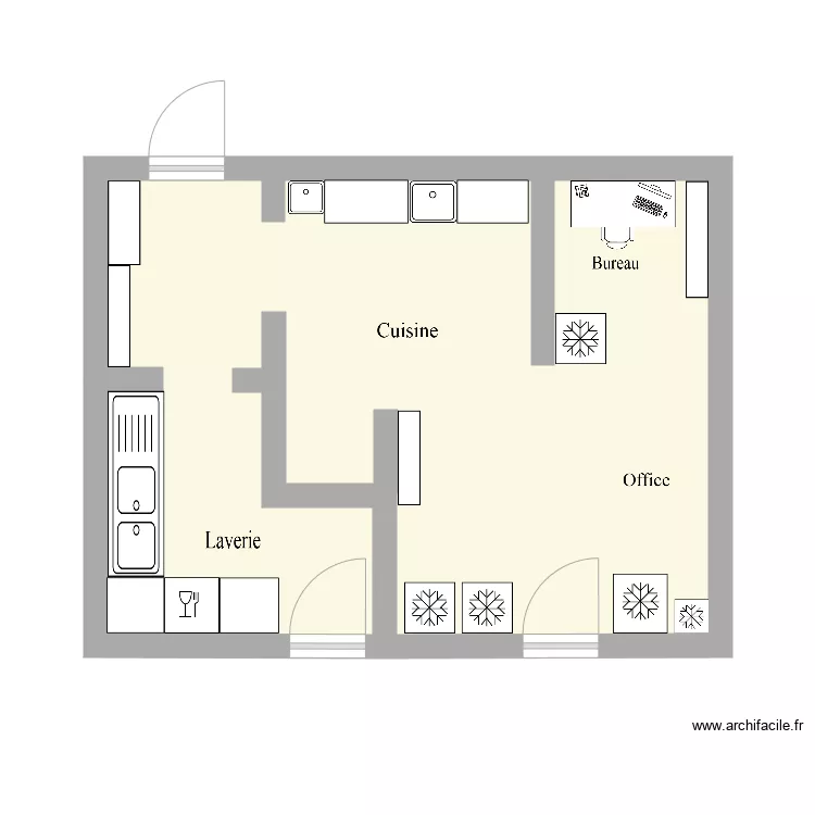 Plan Plan Cuisine EHPAD Par Venusdixi ArchiFacile Plan Plan Cuisine EHPAD Par Venusdixi ArchiFacile