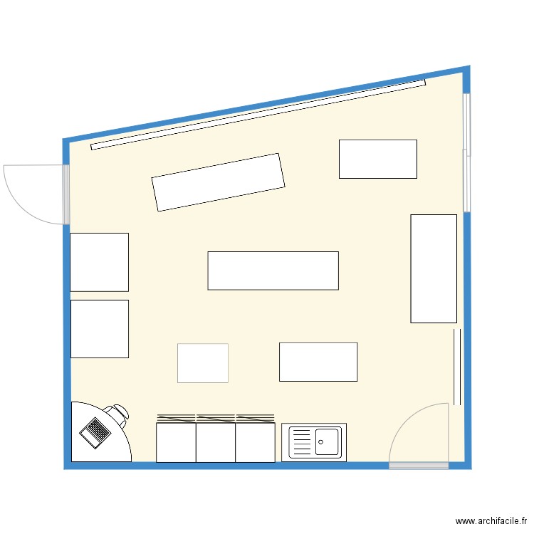 plan atelier bois . Plan de 0 pièce et 0 m2