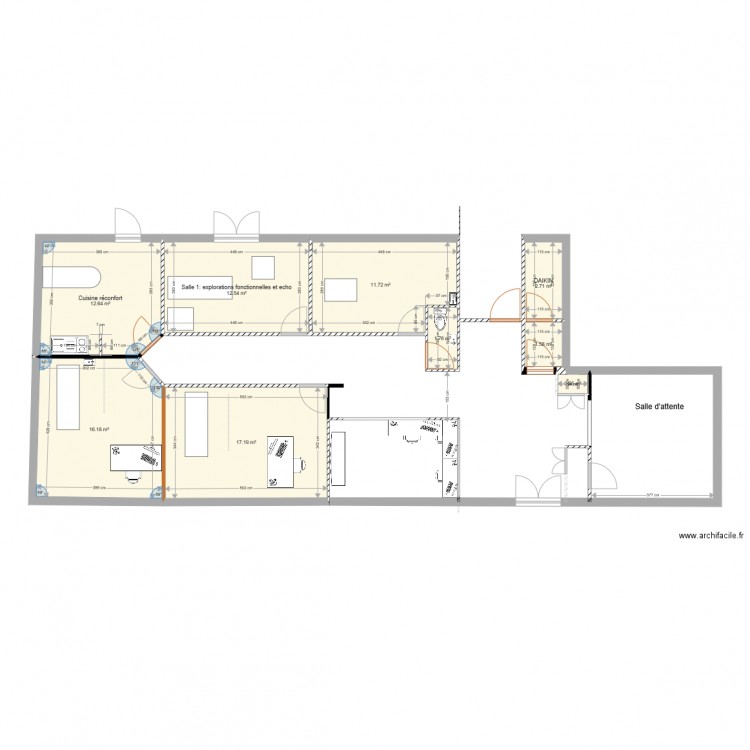 plan centre medical cuidatella 2. Plan de 0 pièce et 0 m2