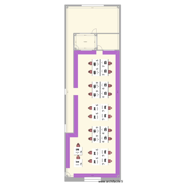 jedyard2. Plan de 2 pièces et 303 m2