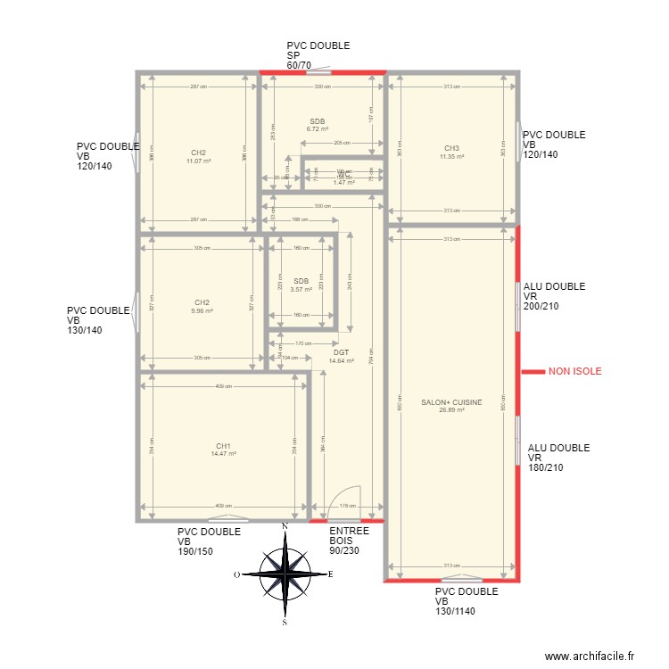 STANSFIELD. Plan de 0 pièce et 0 m2