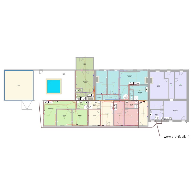 Projet Reignac Complet. Plan de 0 pièce et 0 m2