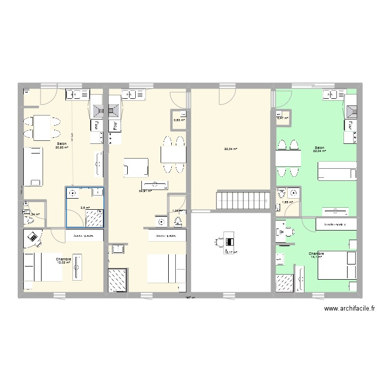 Batisse Chirens Appartements 06. Plan de 0 pièce et 0 m2
