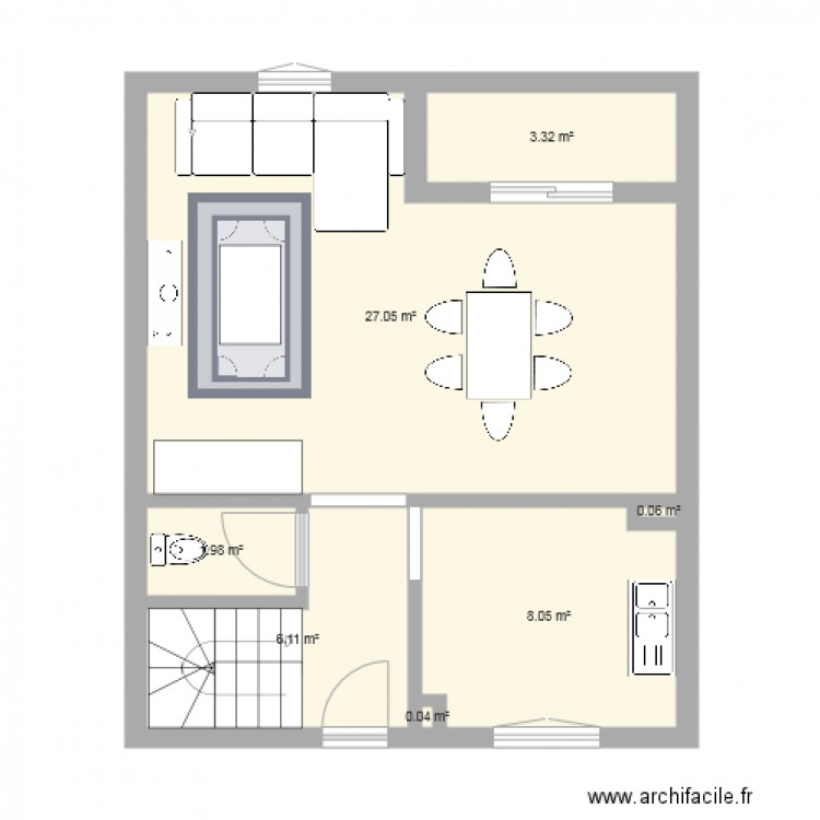 duplex F4. Plan de 0 pièce et 0 m2