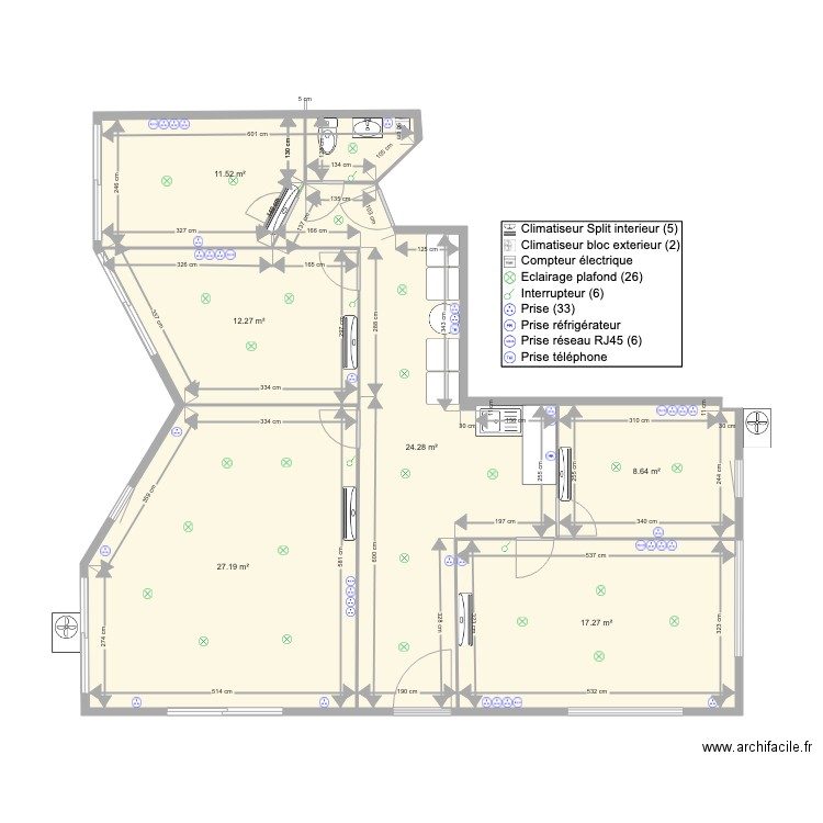 Bureaux M VELLA SCI HELIOS. Plan de 0 pièce et 0 m2